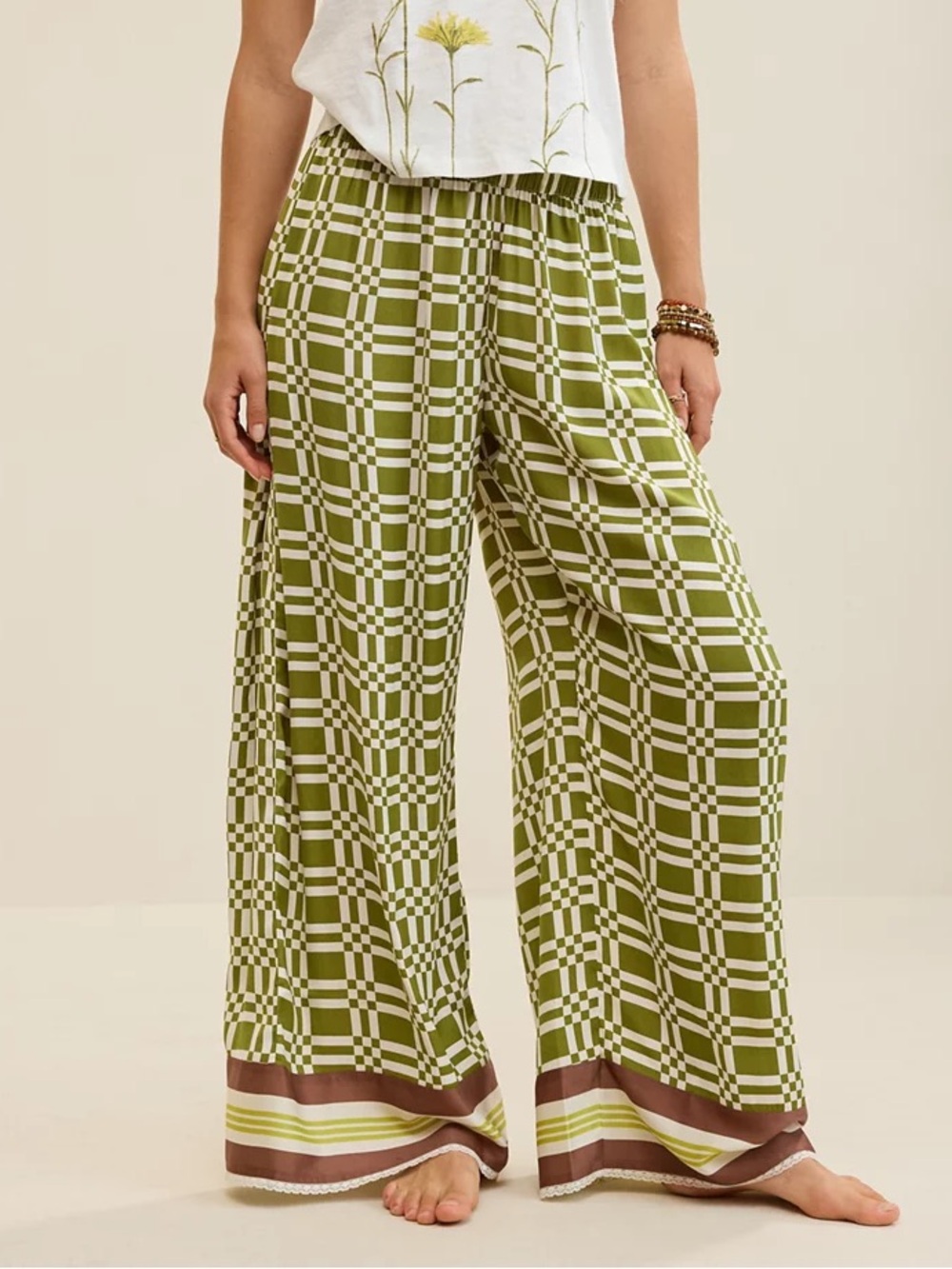 Aerie Satin Trouser